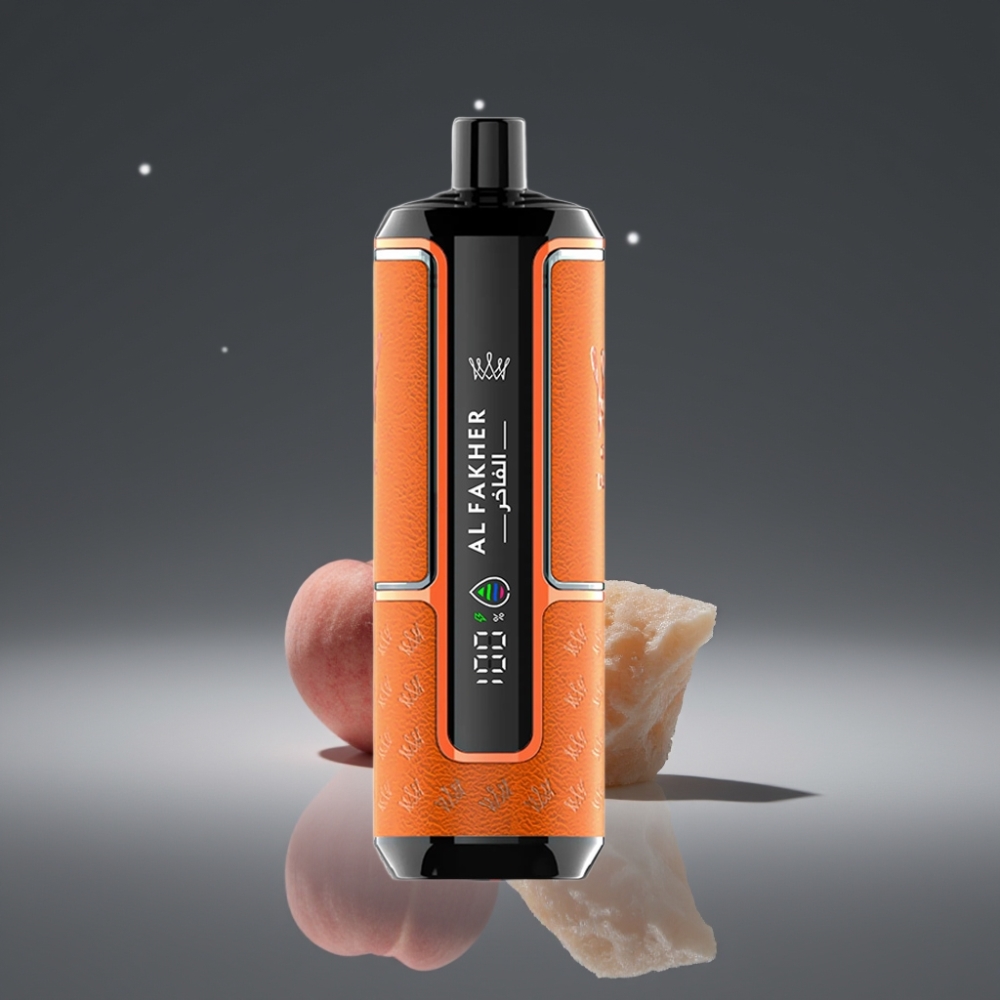 Al Fakher Crown Bar 15K Hypermax Wegwerp Vape Kit 22ml 600mAh Peach Ice