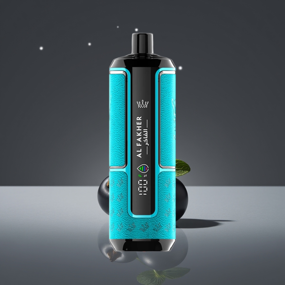 Al Fakher Crown Bar 15K Hypermax Wegwerp Vape Kit 22ml Zwarte Bes Munt