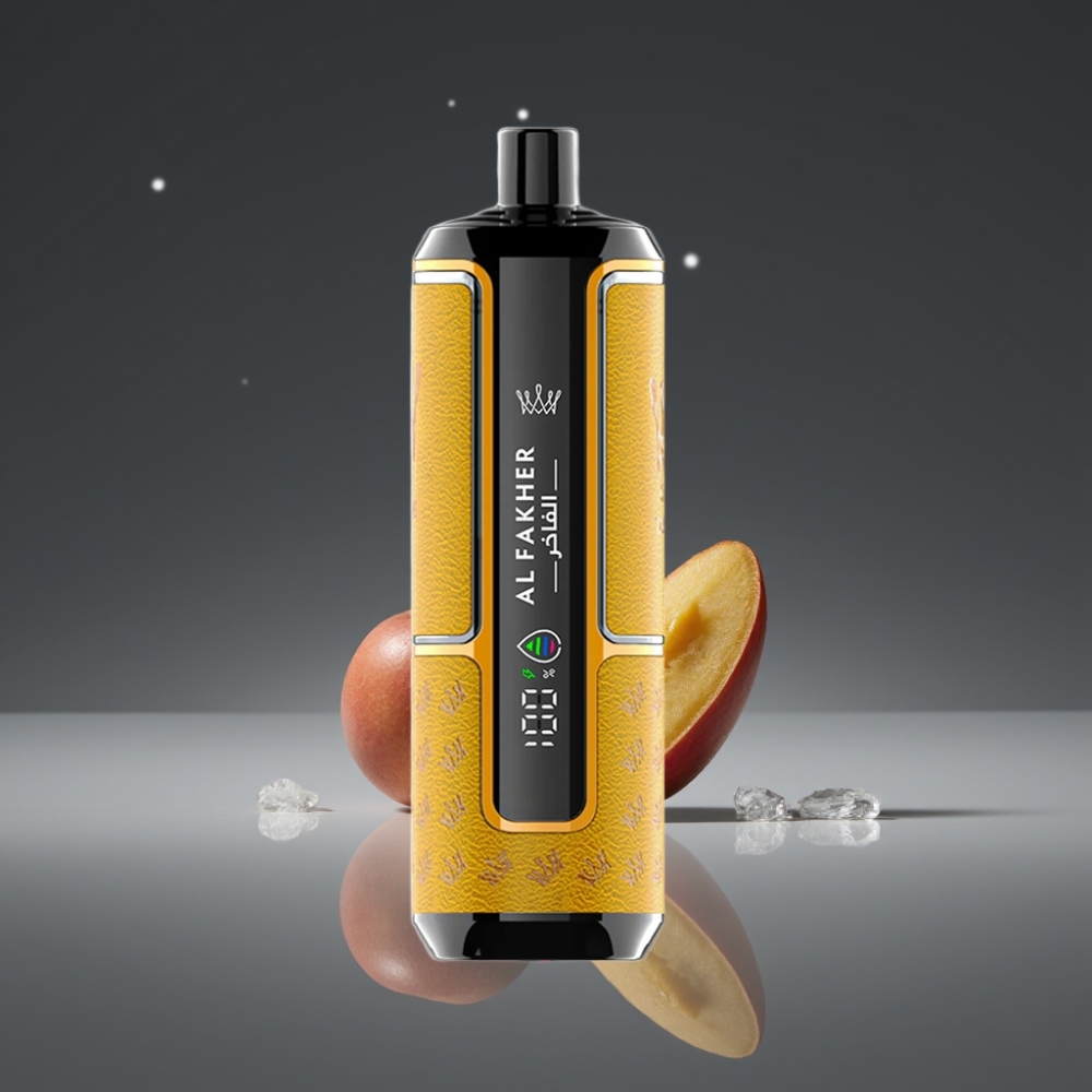 Al Fakher Crown Bar 15K Hypermax Wegwerp Vape Kit Mango Ice – 22ml, Type-C