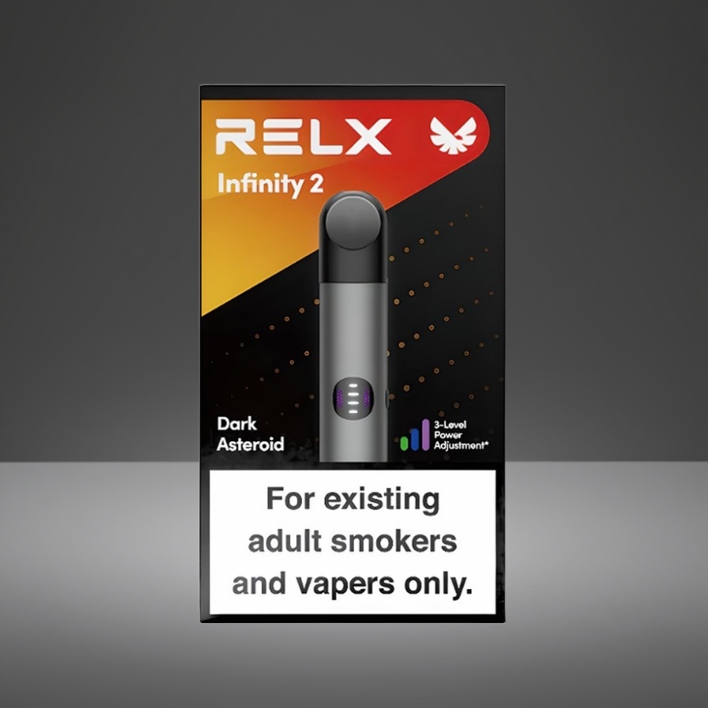 RELX Infinity 2 650 Pufs Metallic Grey USB-C