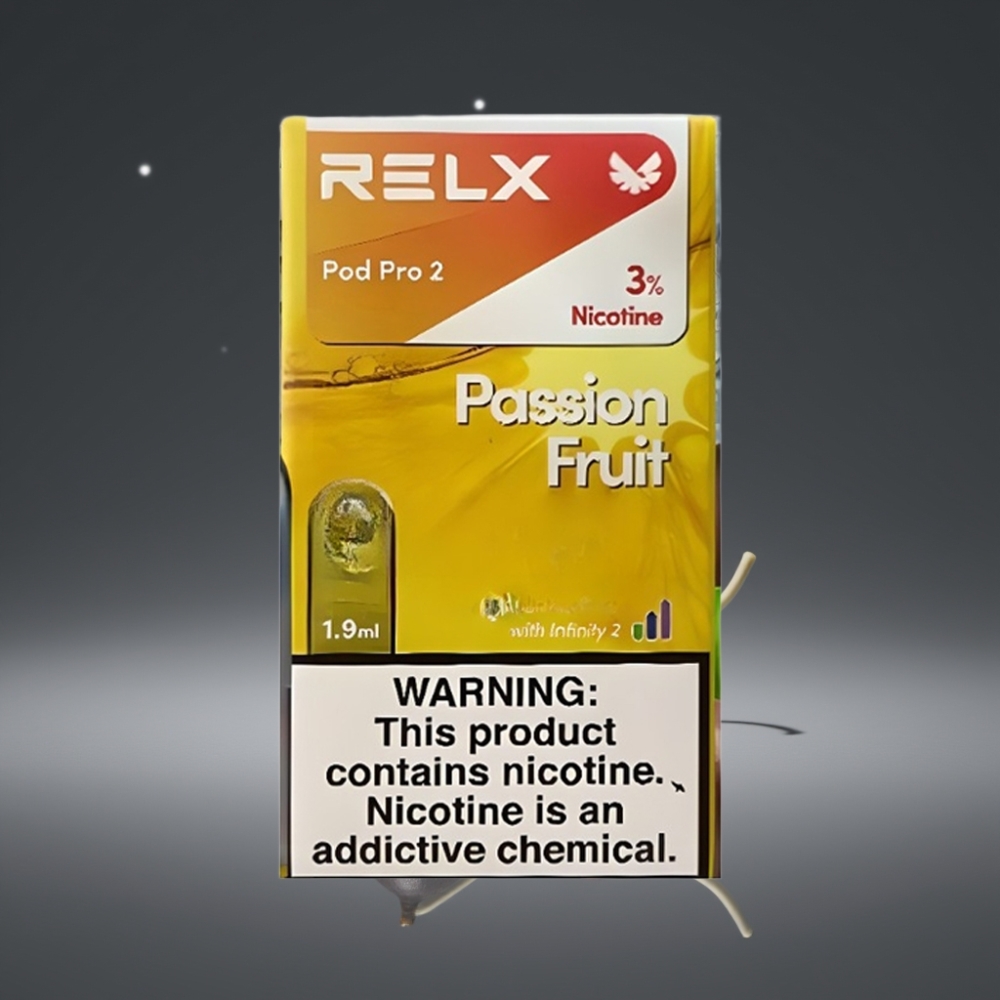 RELX Pod Pro 2 600 Puffs 3% Passievrucht 1.9ml Eco/Smooth/Boost