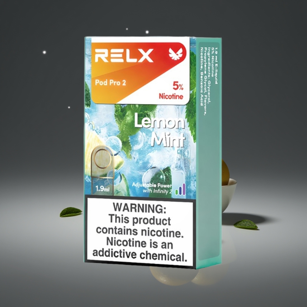 RELX Pod Pro 2 600 Puffs 5% Citroen Munt
