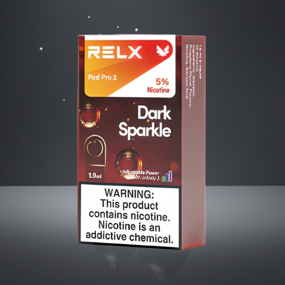 RELX Pod Pro 2 600 Puffs 5% Nicotine 1.9ml Dark Sparkle