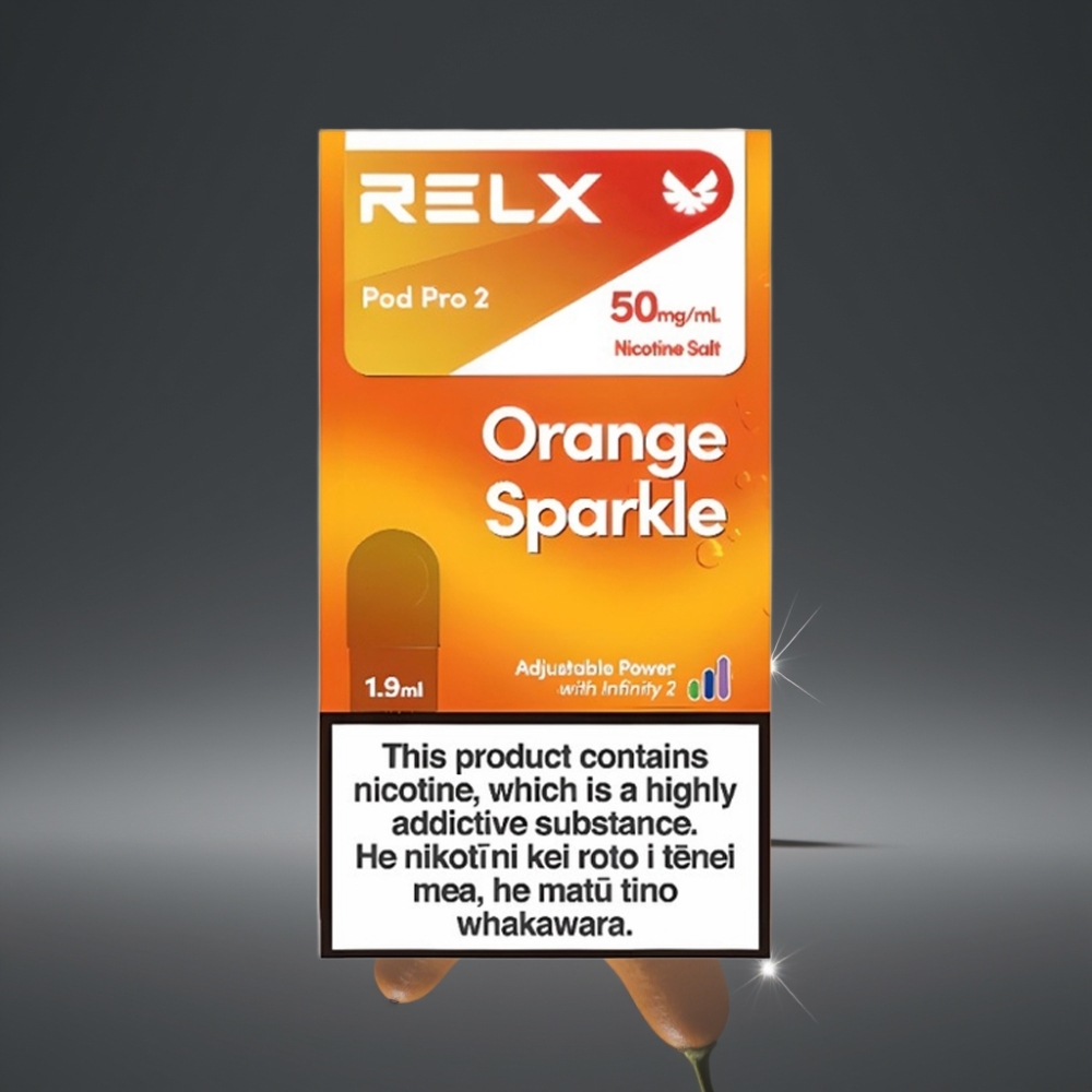 RELX Pod Pro 2 600 Puffs 5% Nicotine 1,9ml Oranje Vonk