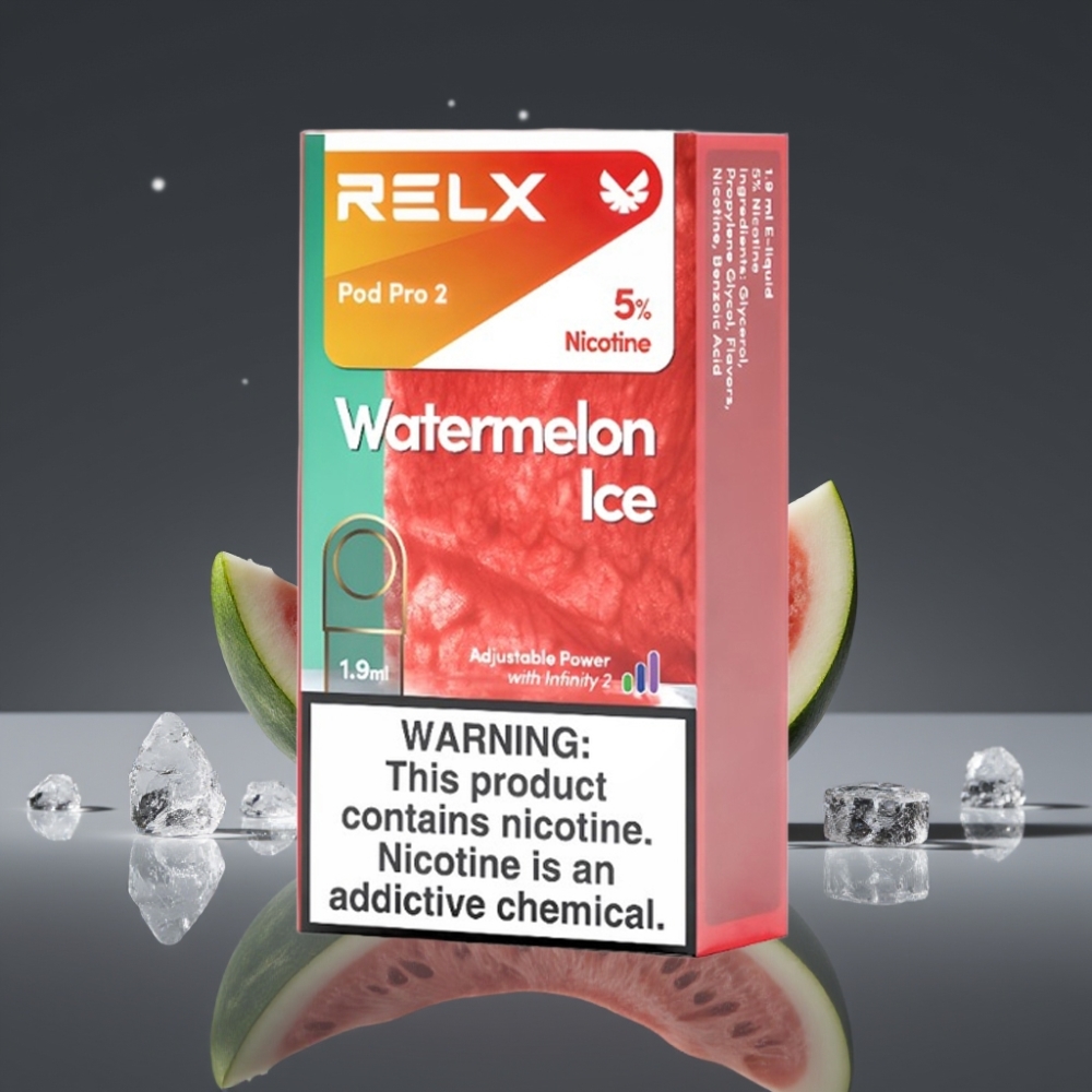 RELX Pod Pro 2 600 Puffs 5% Nicotine Watermelon Ijs