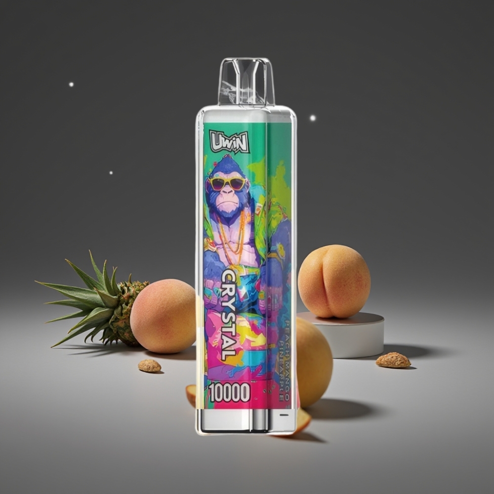 UWIN Crystal 10000 Puffs 18ml 650mAh Type-C Peach Mango Pineapple