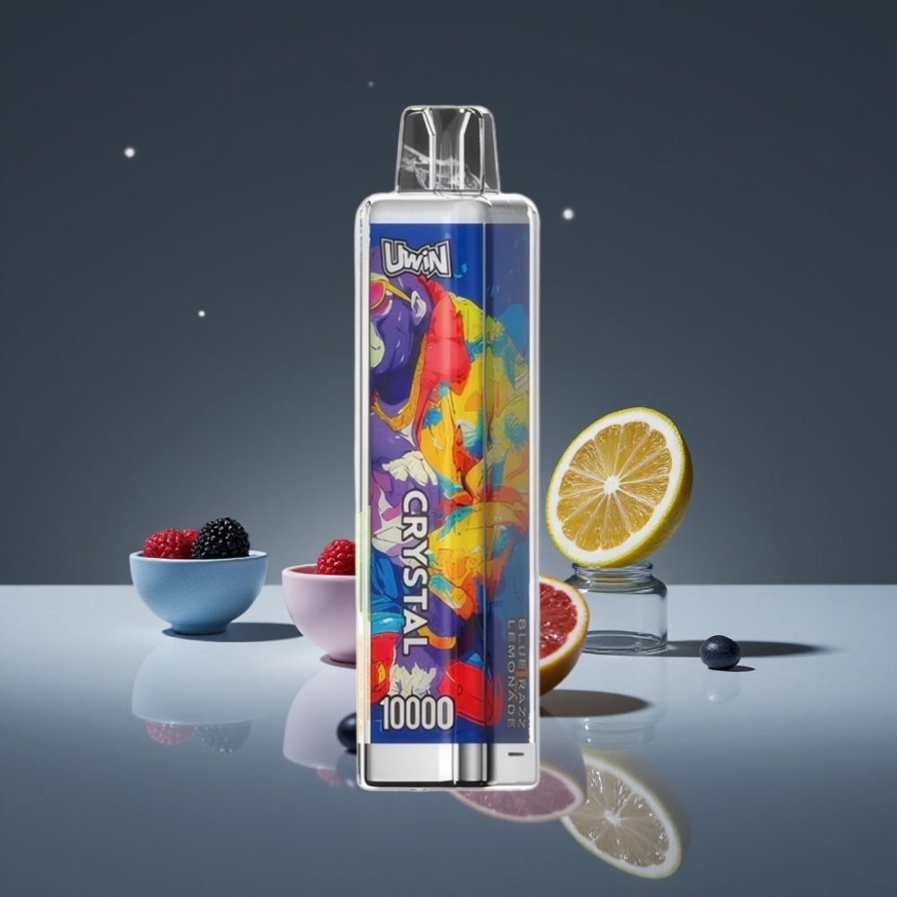 UWIN Crystal 10000 Puffs 18ml 650mAh Type-C RGB Blue Razz Lemonade