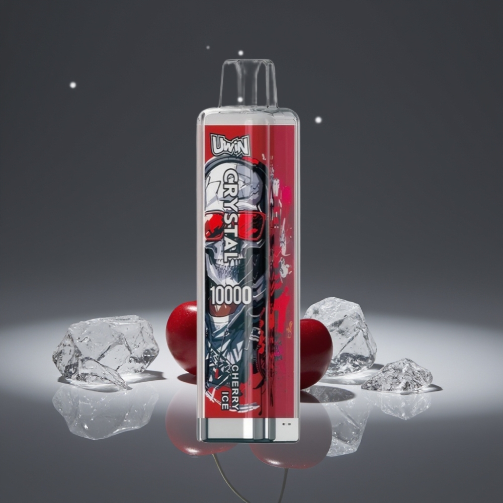 UWIN Crystal 10000 Puffs 18ml Mesh Coil Cherry Ice Type-C RGB