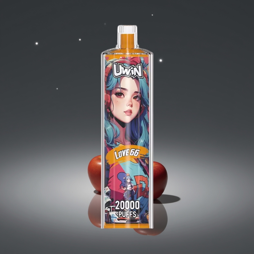 Uwin Shisha Hookah Crystal 20000 Puffs 22ml Mesh Coil Type-C Love 66