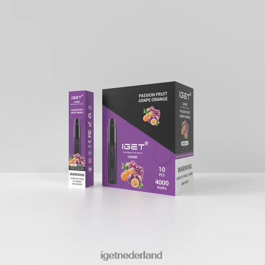 IGET bar sale legend 4000 trekjes 46N8T339 passievrucht druif sinaasappel