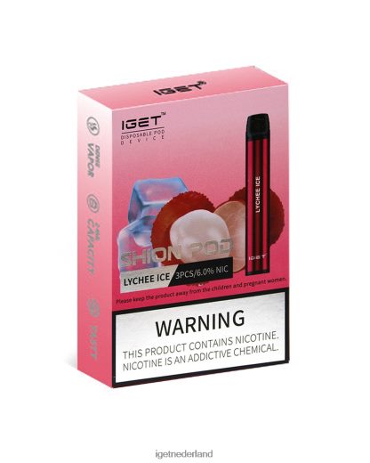 3 x IGET vape sale shion 46N8T18 lychee-ijs